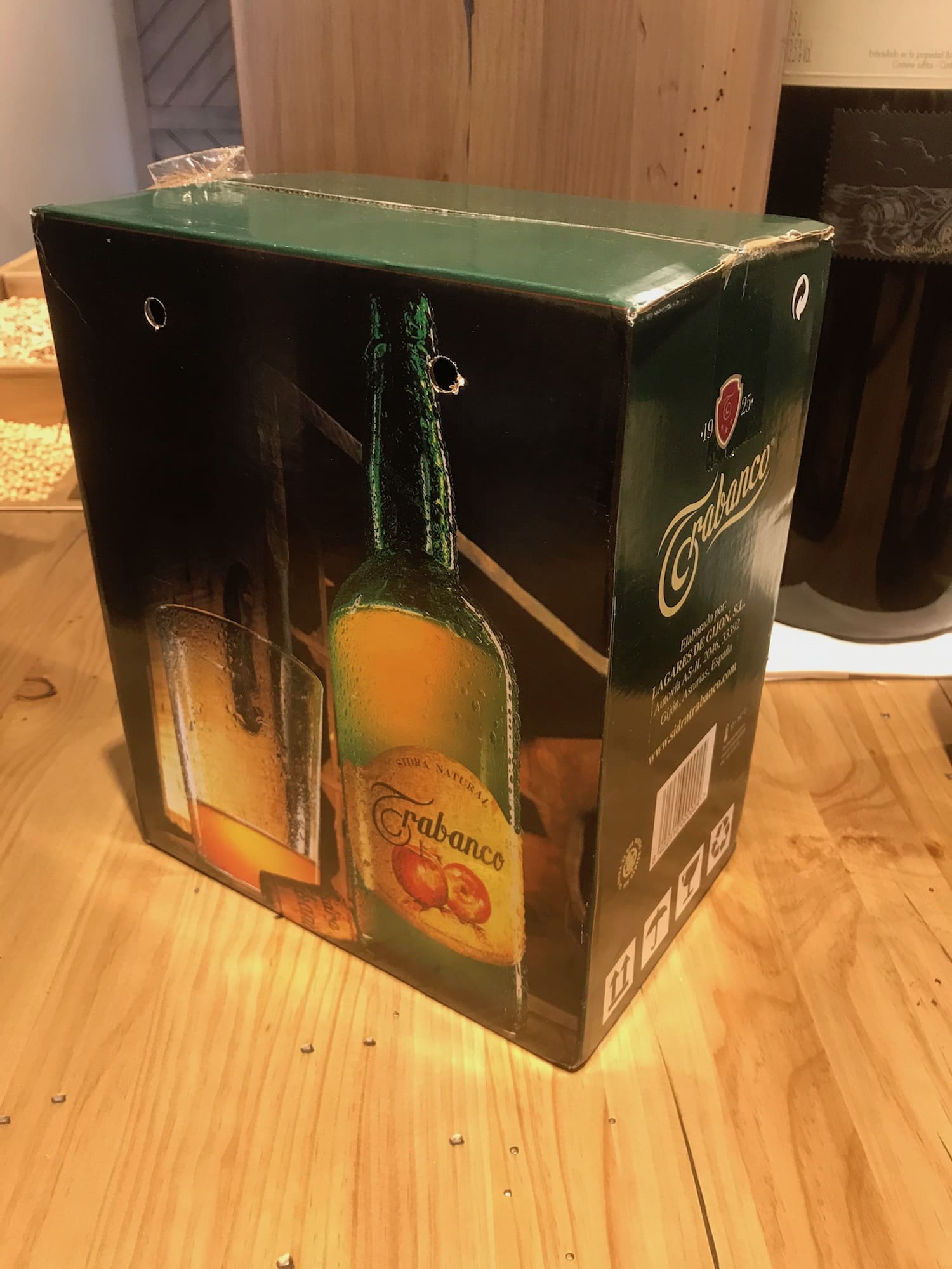 caja sidra trabanco 6 botellas caja de sidra trabanco 6 botellas