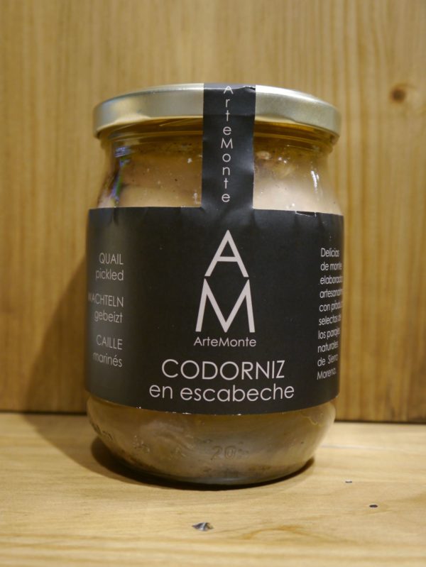 artemonte codorniz escabechada