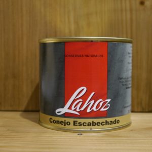 lata conejo escabechado lahoz