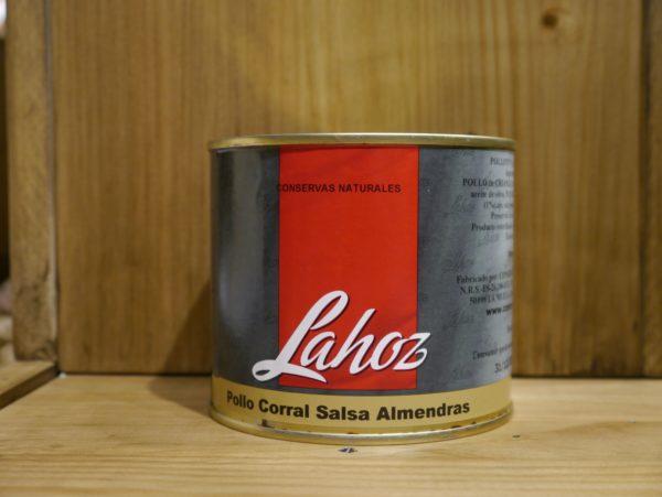 lata pollo de corral